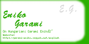 eniko garami business card